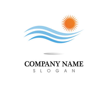 water drop   Template vector illustration designのイラスト素材