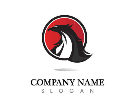 Falcon Eagle Bird   Template vector iconのイラスト素材
