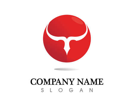 Bull horn  symbols template icons appのイラスト素材