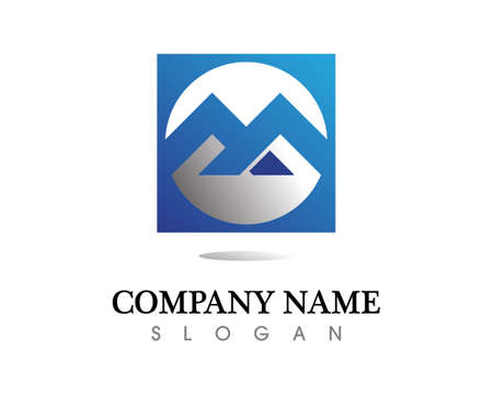 Real estate and home buildings   icons templateのイラスト素材