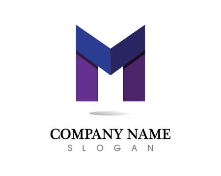 Letter M vector iconsのイラスト素材