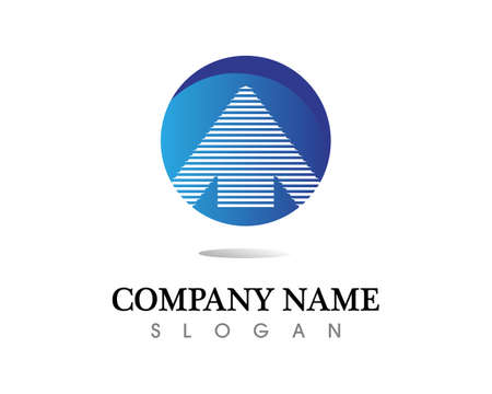 A Letter   Business Template Vector iconのイラスト素材