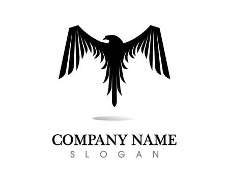 Falcon Wing Template vector icon designのイラスト素材