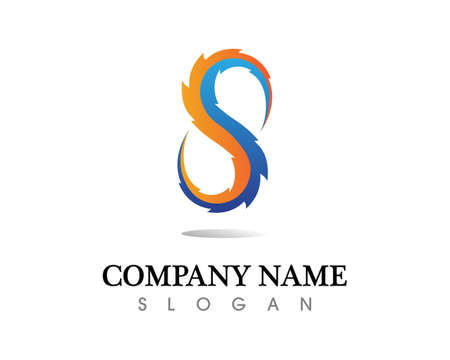 Business corporate letter P design vectorのイラスト素材