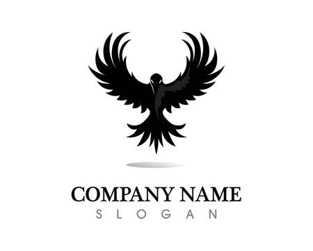 Falcon Wing Template vector icon designのイラスト素材