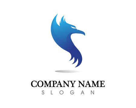 Falcon Wing Template vector icon designのイラスト素材