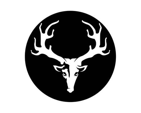 animal antler and deer vector designのイラスト素材