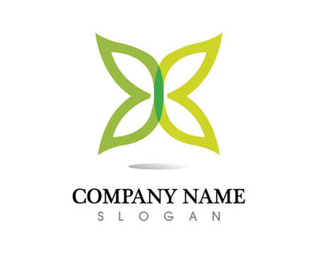 Tree leaf vector logo design, eco-friendly concept.のイラスト素材