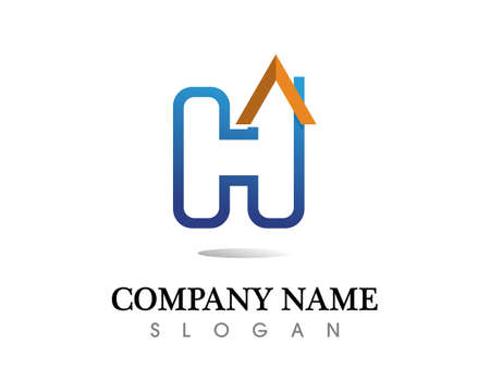 Real estate and home buildings logo icons templateのイラスト素材