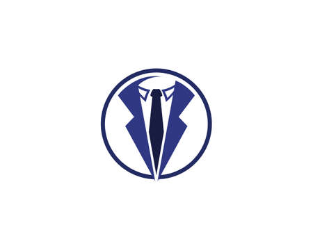Tuxedo man logo and symbols black icons templateのイラスト素材
