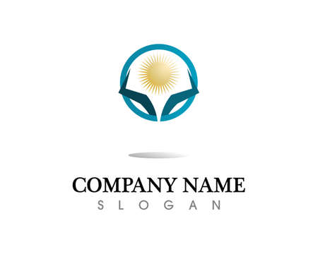 Real estate and home buildings logo icons templateのイラスト素材