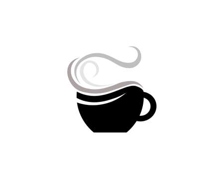 Coffee cup Logo Template vector icon designのイラスト素材
