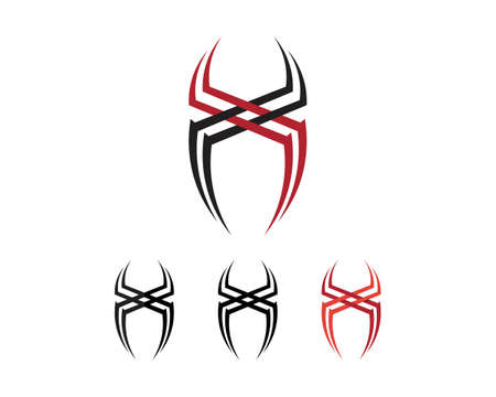 Spider vector and insect animalのイラスト素材