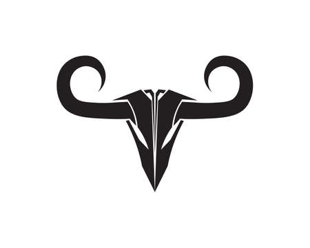 Bull horn logo and symbols template icons appの写真素材