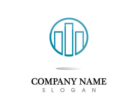 Real estate and home buildings logo icons templateの写真素材