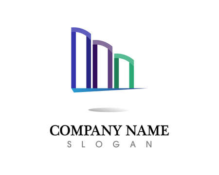 Real estate and home buildings logo icons templateの写真素材