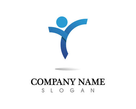 people care success health life logo template iconsの写真素材