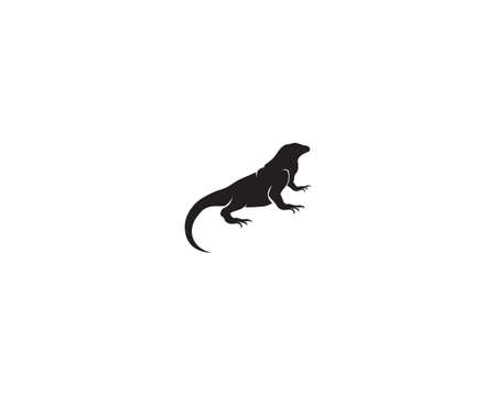Lizard vector, design, animal, and reptile, geckoの写真素材