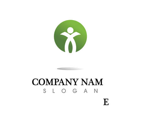 people care success health life logo template iconsの写真素材