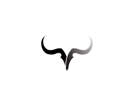 Bull horn logo and symbols template icons appの写真素材