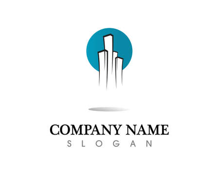 Real estate and home buildings logo icons templateの写真素材