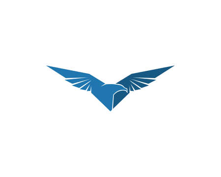 Falcon Wing Logo Template vector icon designの写真素材