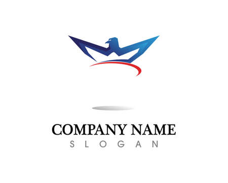 Falcon Eagle Bird   Template vector iconのイラスト素材