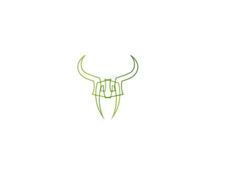 Bull horn logo and symbols template icons appのイラスト素材