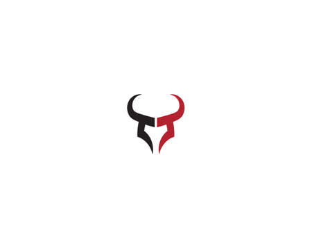 Bull horn logo and symbols template icons appのイラスト素材