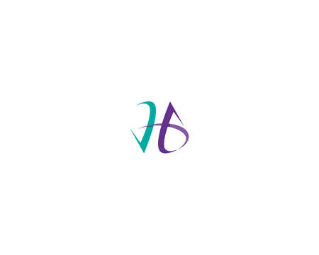 H Letter Logo Template Design Vector illustrationのイラスト素材