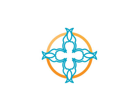 Hospital logo and symbols template icons appのイラスト素材
