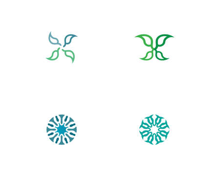Hospital logo and symbols template icons appのイラスト素材