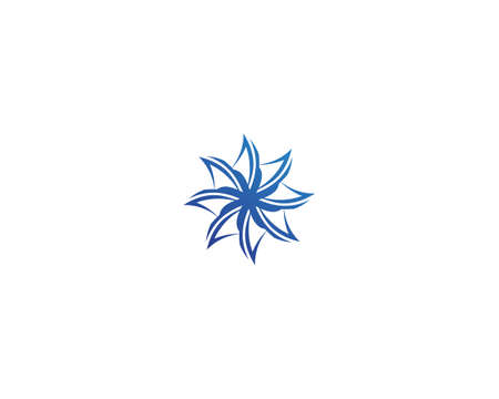 Waves beach and symbols template icons appのイラスト素材