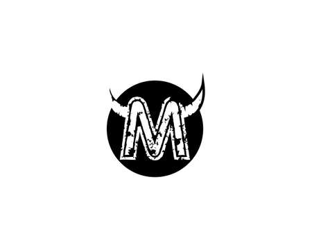 Letter M vector icons such logosの写真素材