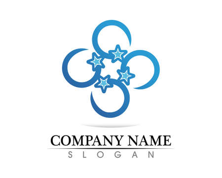 Technology circle logo and symbols Vectorのイラスト素材