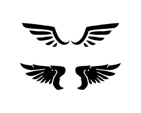 Falcon Wing Logo Template vector icon designのイラスト素材