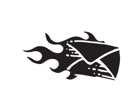 Vector - Fast Cloud Mail Logo Design Templateのイラスト素材