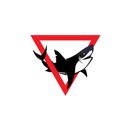 Fish logo template Creative vector symbol of fishing club or onlineのイラスト素材