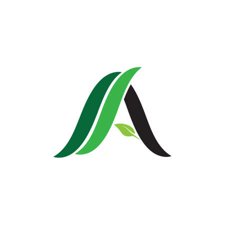 A Letter Logo Business Template Vector iconのイラスト素材