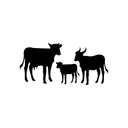Bull horn logo and symbols template icons appのイラスト素材
