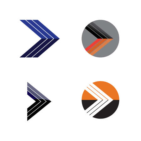 Arrows vector illustration icon Logo Template design