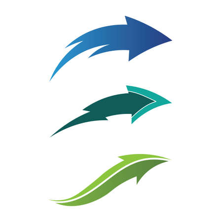 Arrows vector illustration icon Logo Template designのイラスト素材