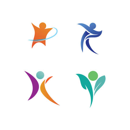 people care success health life logoのイラスト素材
