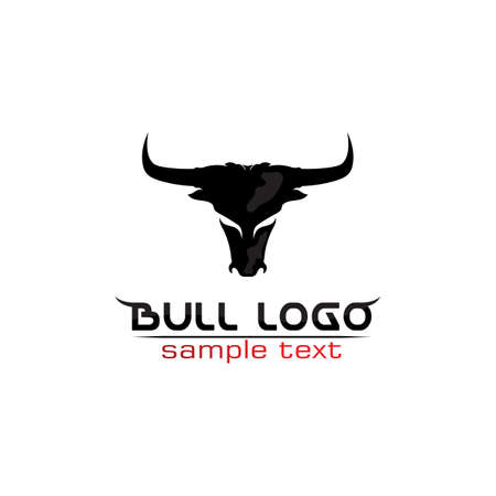 Bull horn logo and symbols template icons appのイラスト素材