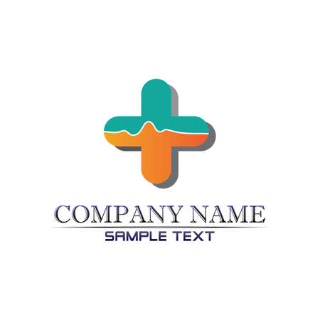 Hospital logo and symbols template icons appのイラスト素材