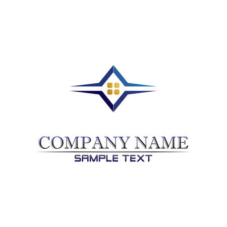 Real estate and home buildings logo icons templateのイラスト素材