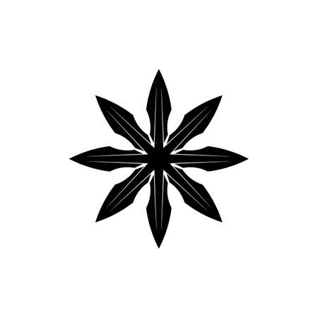 Cross swords icon flat. Simple vector symbol and bonus iconのイラスト素材