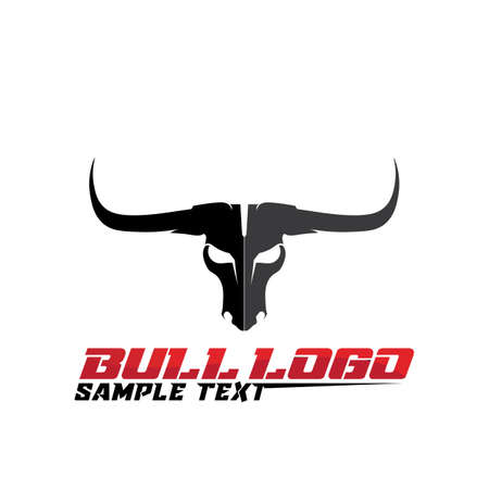 Bull horn logo and symbols template icons appのイラスト素材