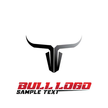 Bull horn logo and symbols template icons appのイラスト素材