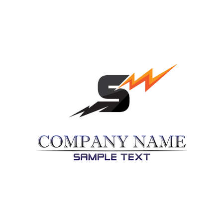 Business corporate letter S logo design vectorのイラスト素材
